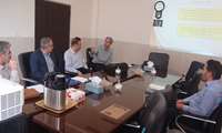 برگزاری جلسه در خصوص پیشرفت طرح بورسیه صنعتی در دانشگاه رازی